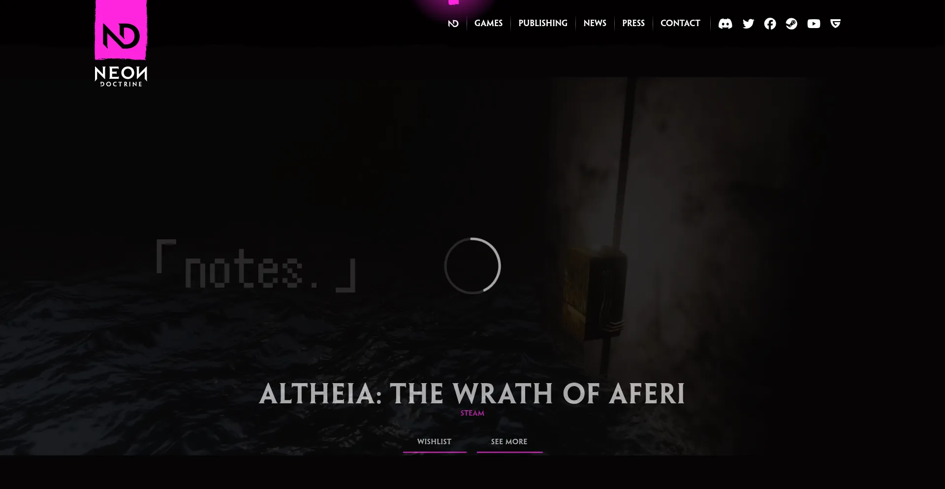 Neondoctrine.com Screenshot
