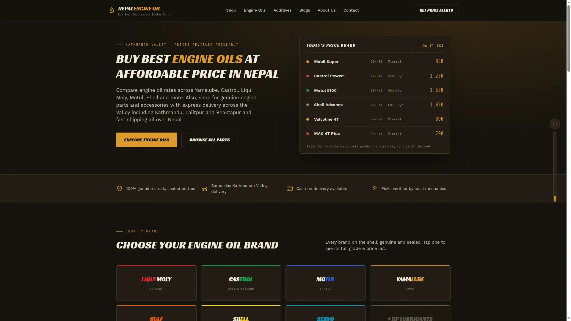 Nepalengineoil.com