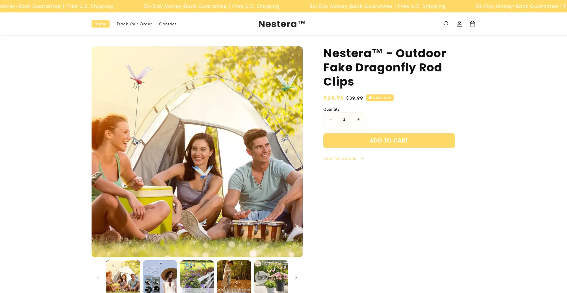 Website screenshot of Nesteraco.com