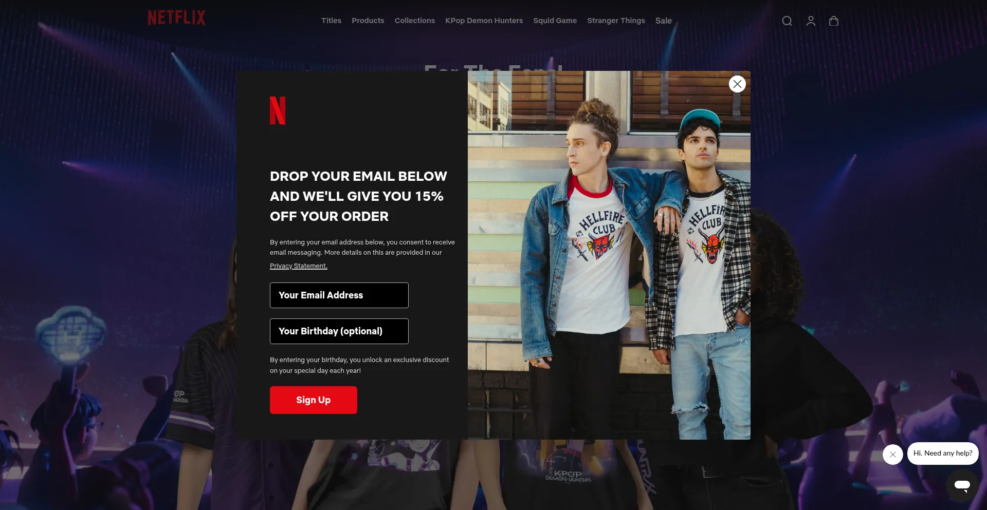 Netflix.shop Screenshot