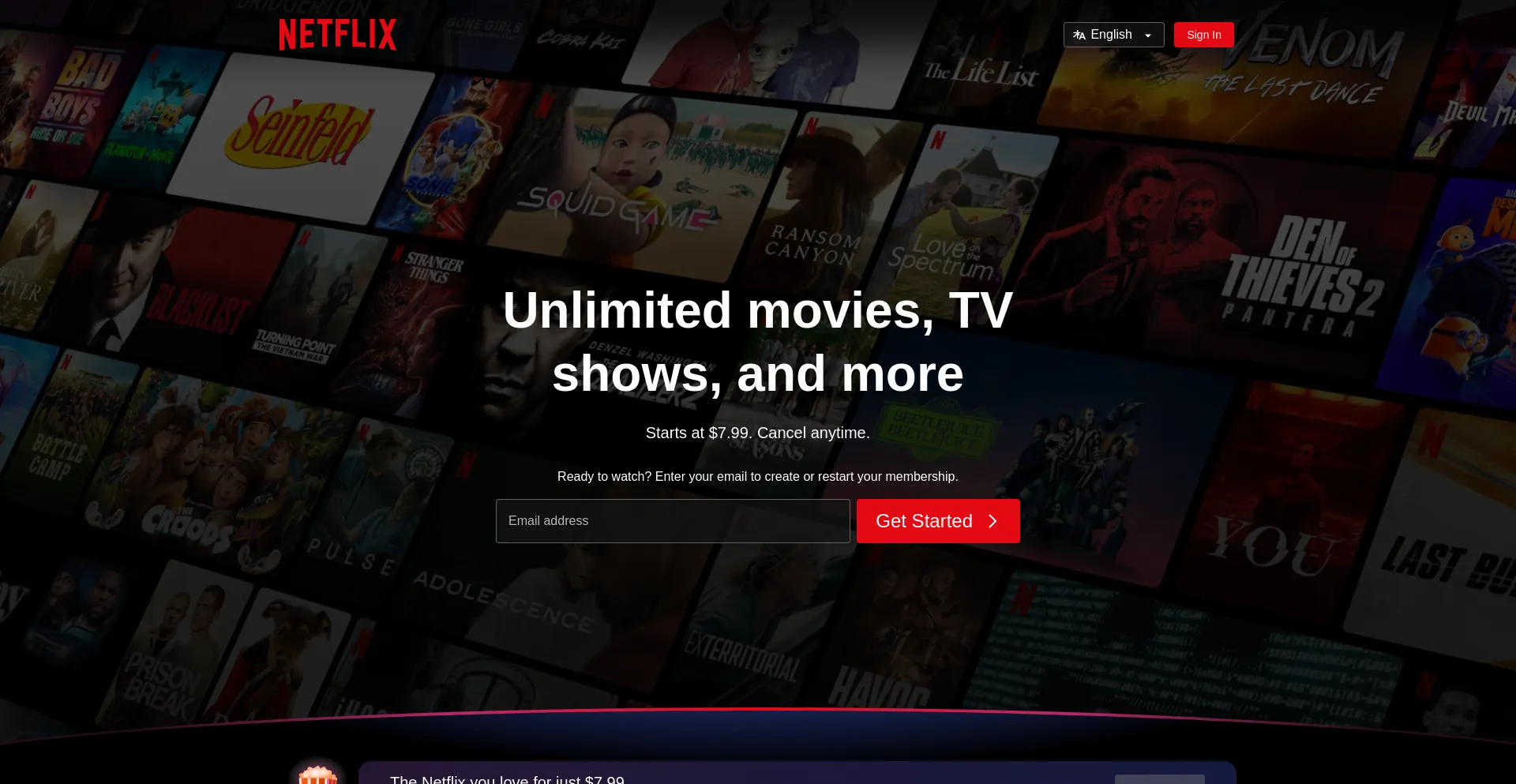 Netflix.us Screenshot