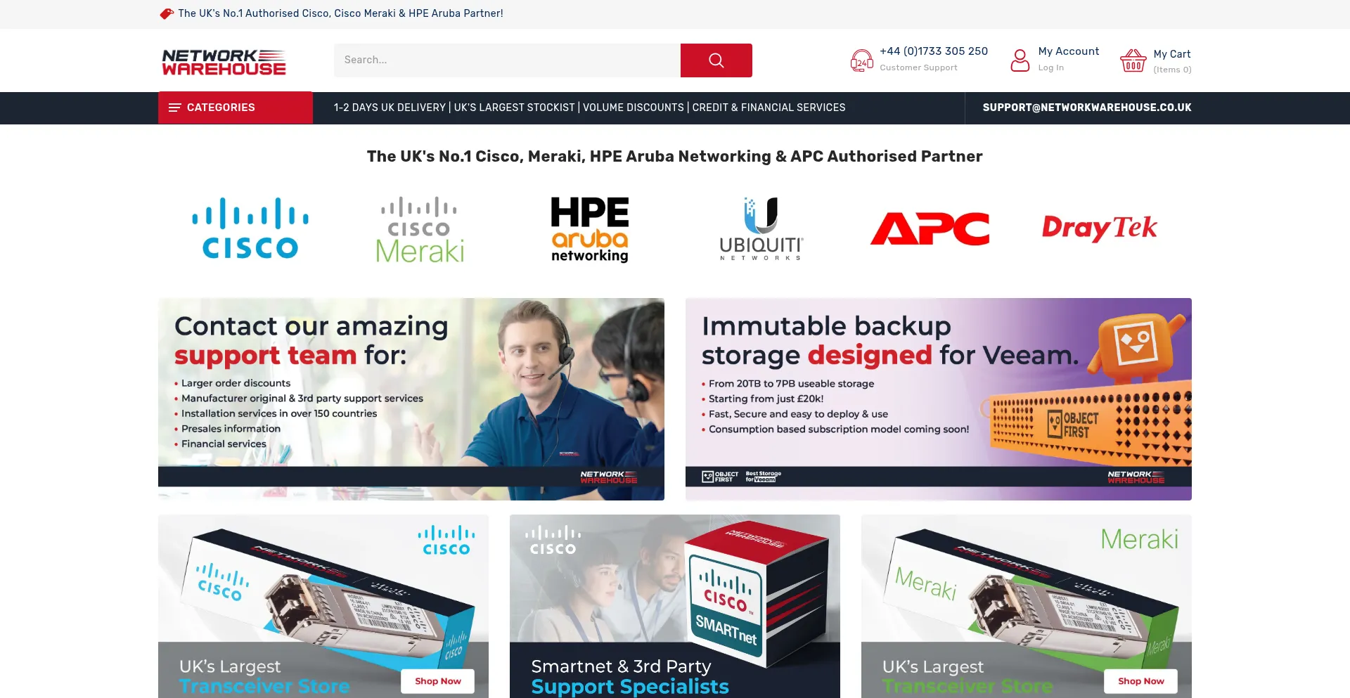 Networkwarehouse.co.uk Screenshot