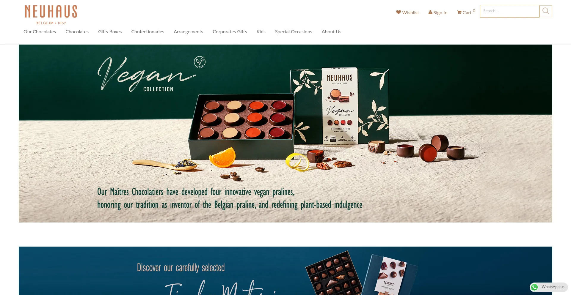 Website screenshot of Neuhausuae.com