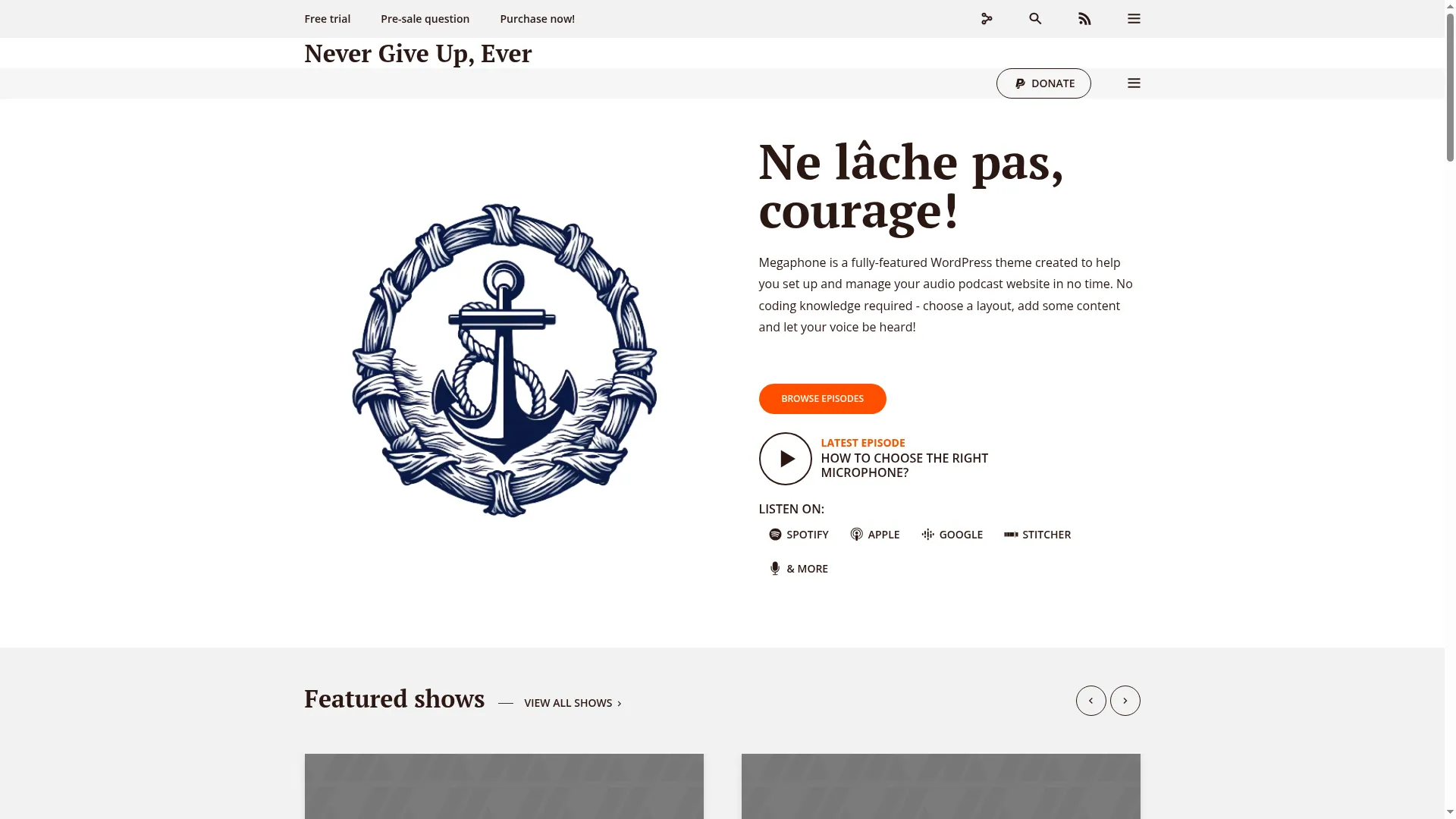 Nevergiveupever.com