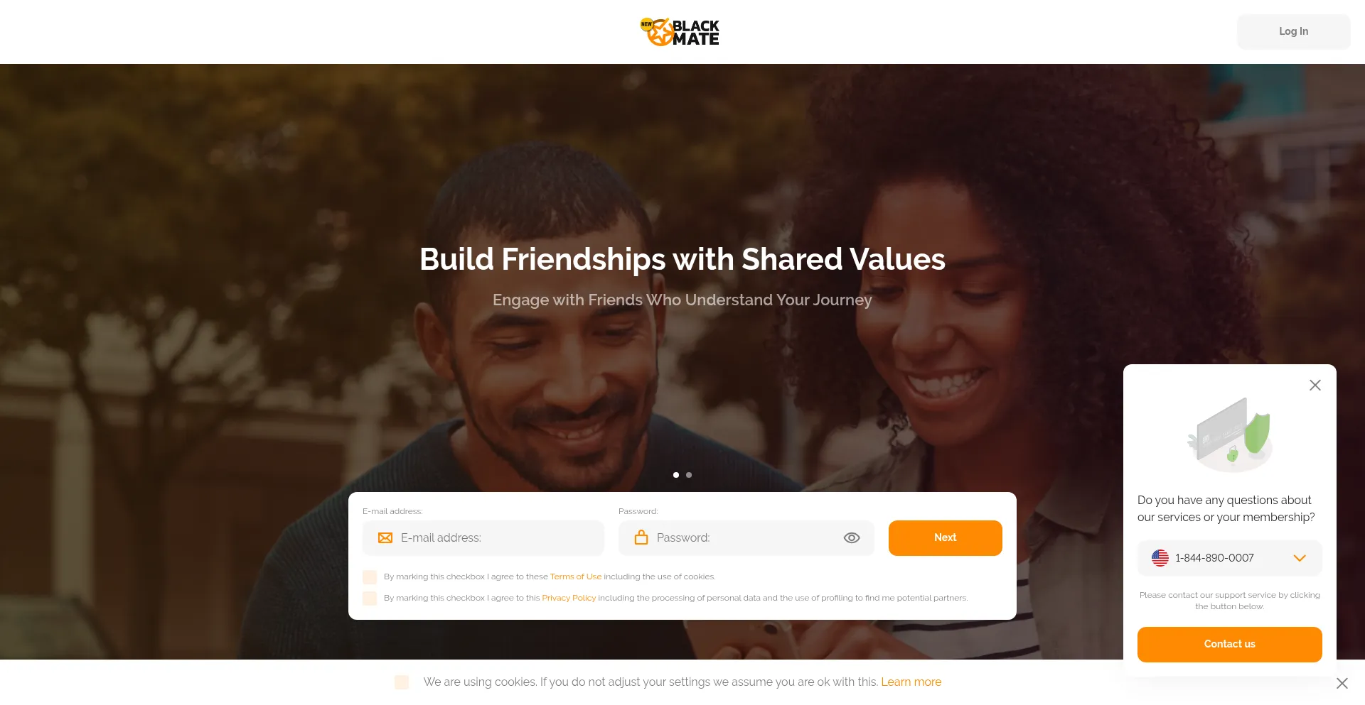 Newblackmate.com Screenshot