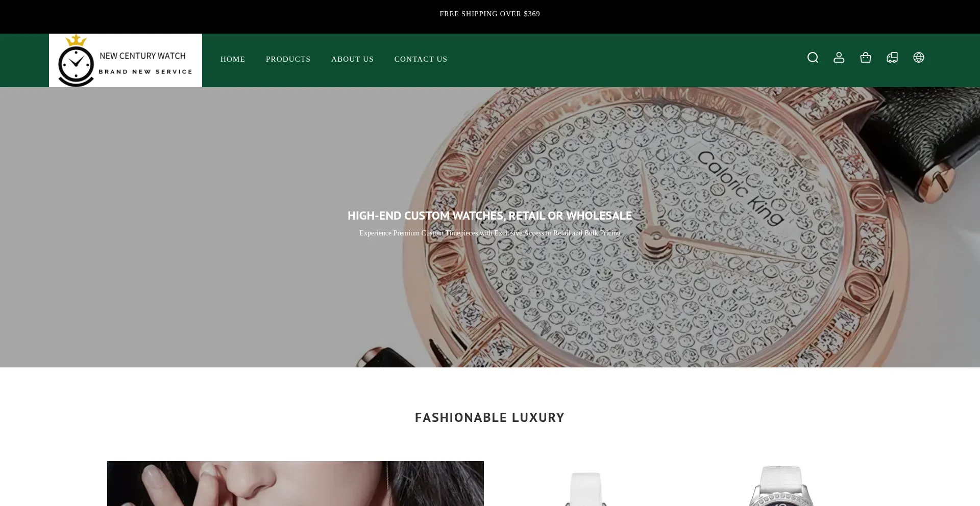 Newcenturywatch.shop Screenshot