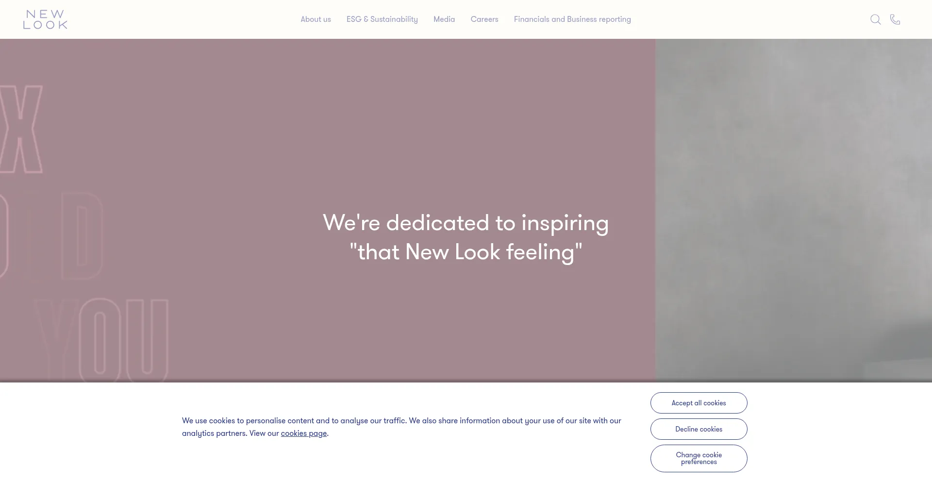 Newlookgroup.com Screenshot