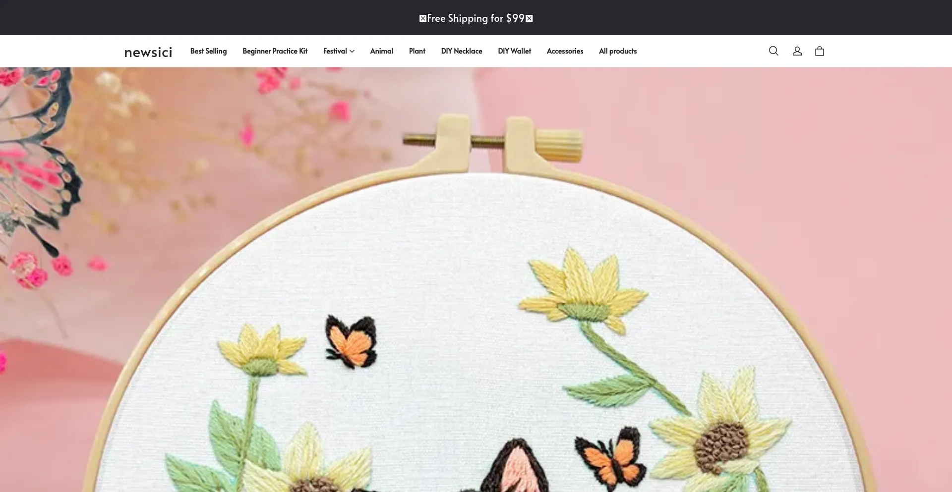 Website screenshot of Newsici.com