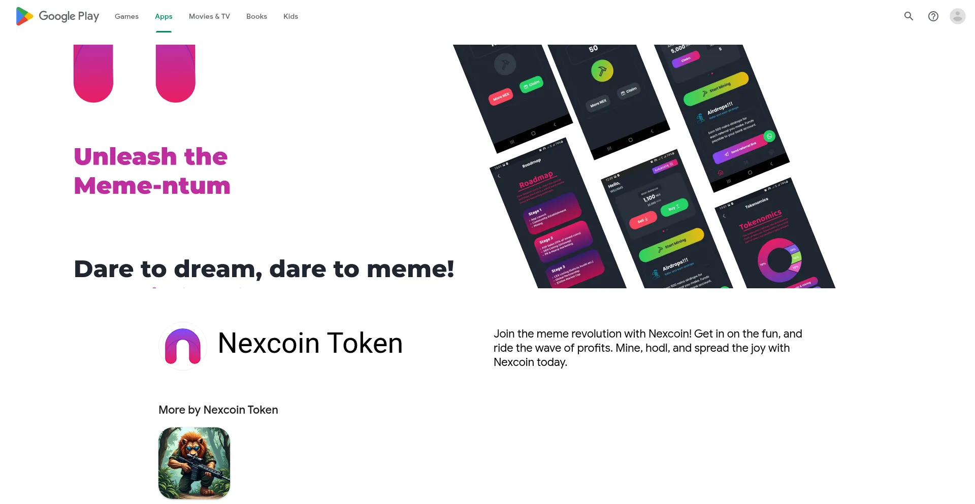 Website screenshot of Nexcoinstudio.com