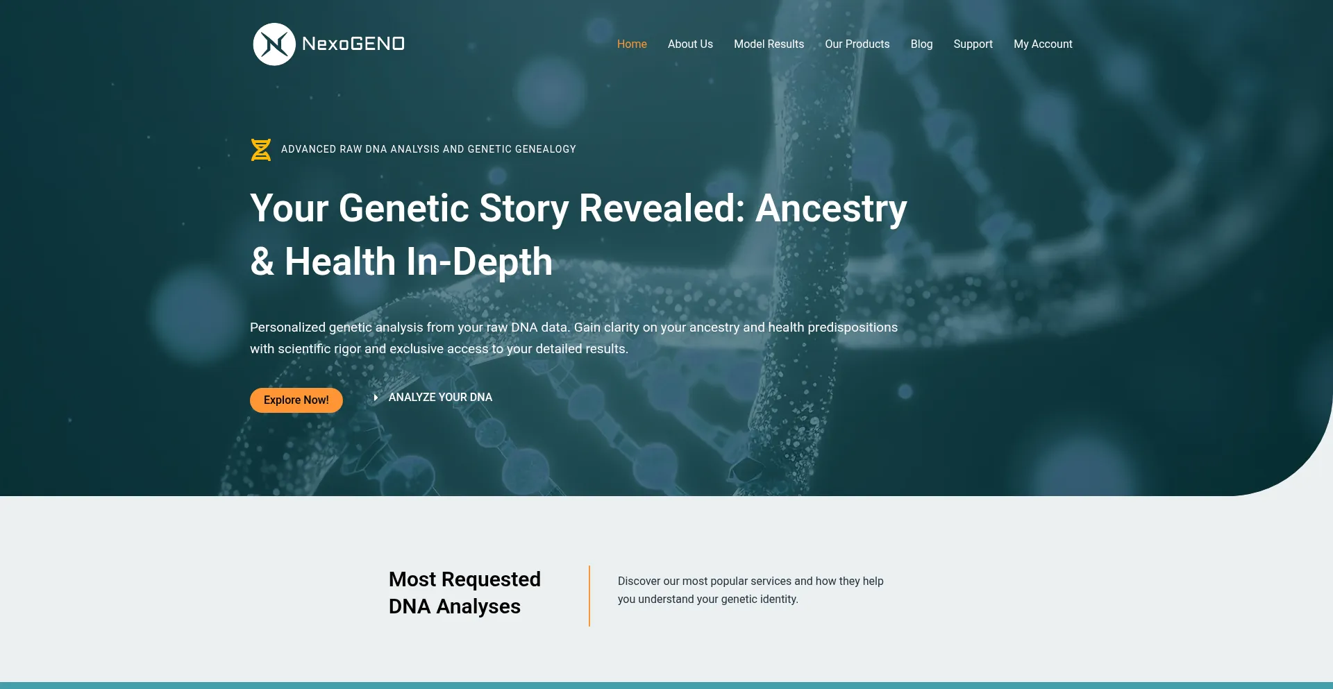 Nexogeno.com Screenshot