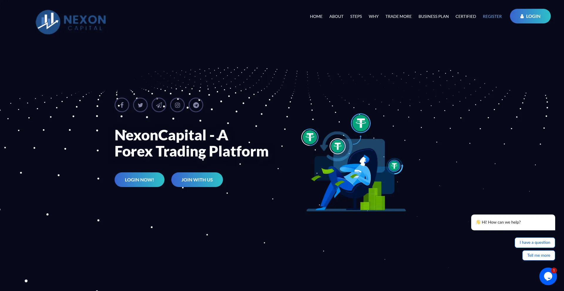 Nexoncapital.online Screenshot