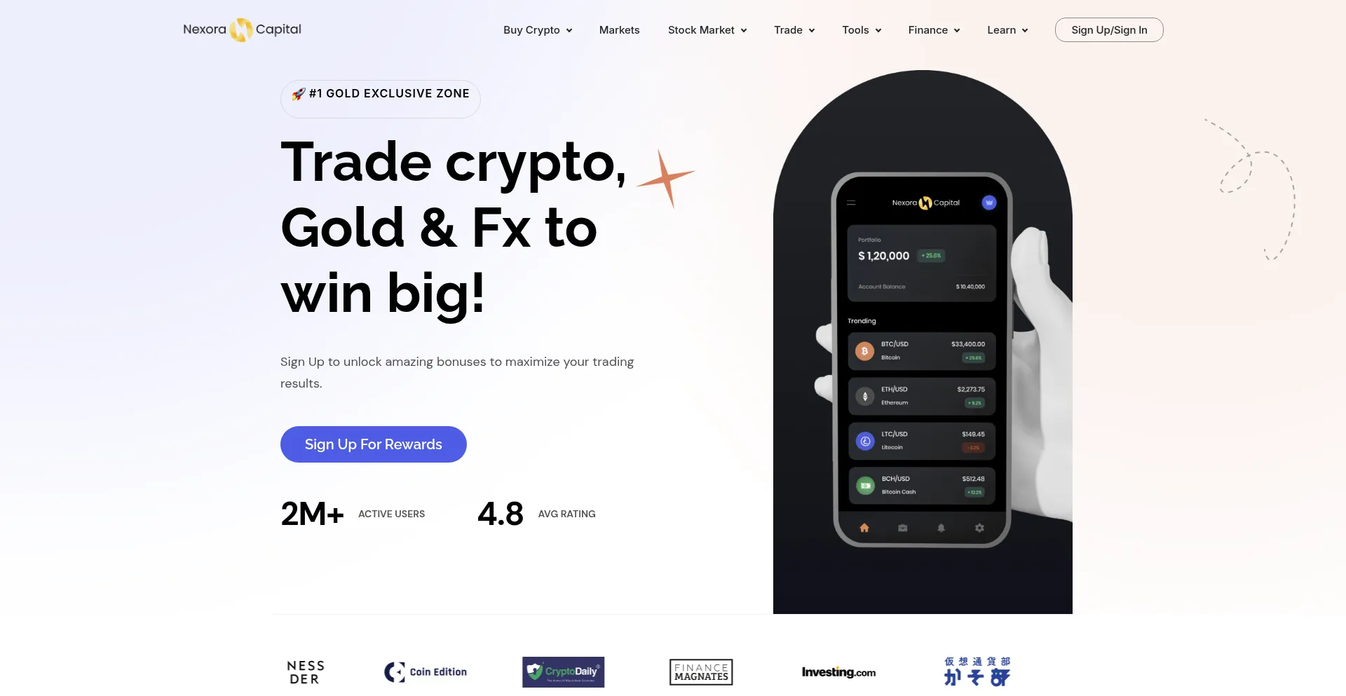 Nexoracapital.net Screenshot