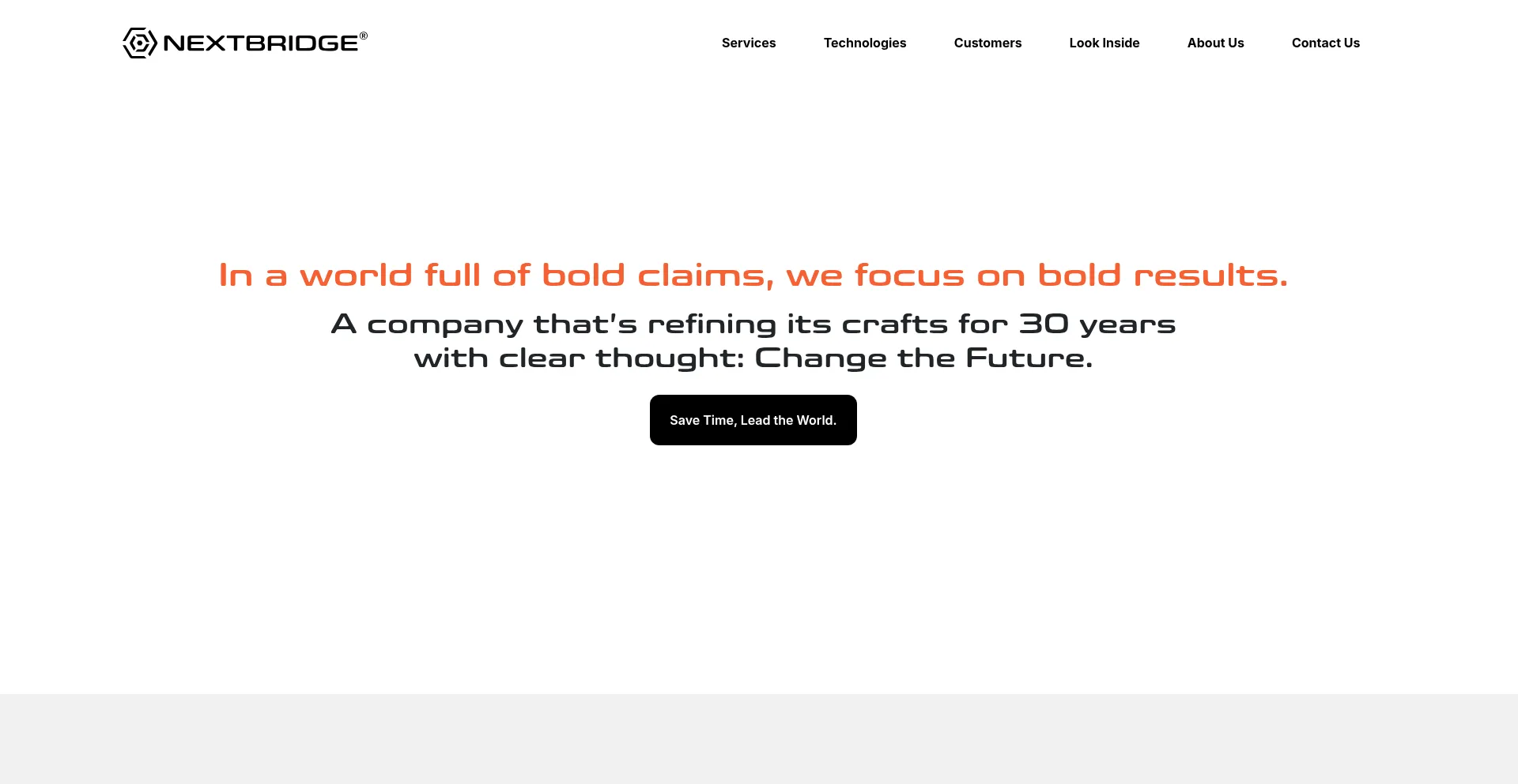 Nextbridge.com Screenshot
