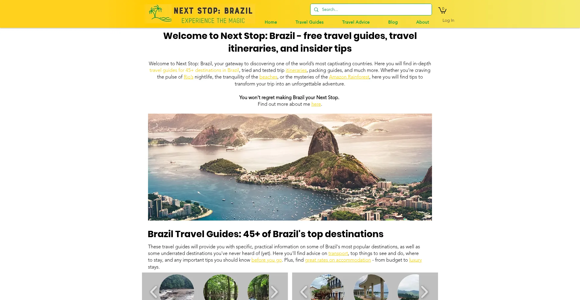 Nextstopbrazil.com Screenshot
