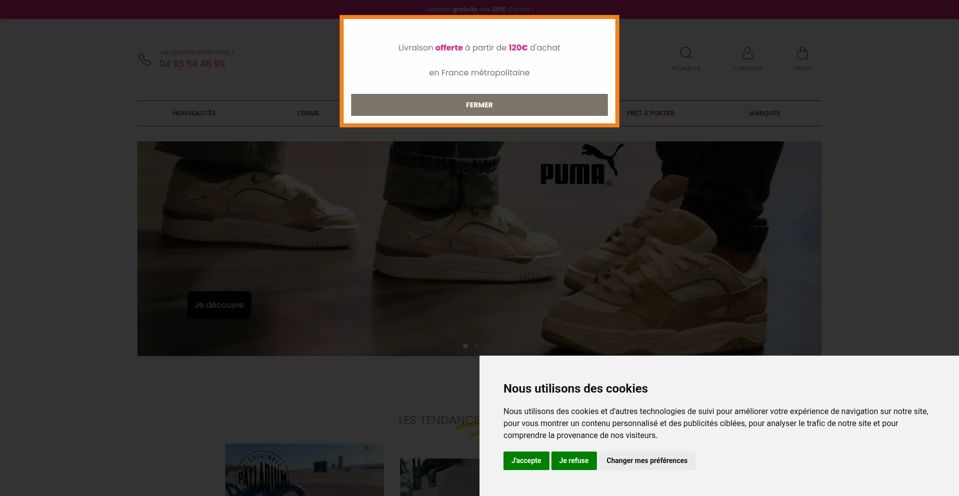 Niceshoes.fr Screenshot
