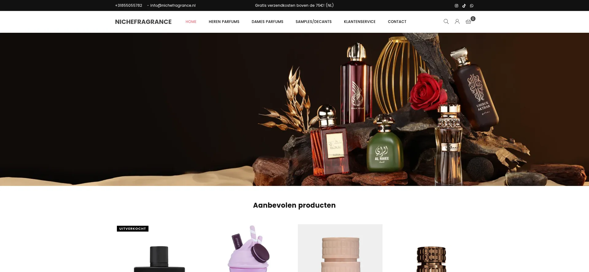 Nichefragrance.nl Screenshot
