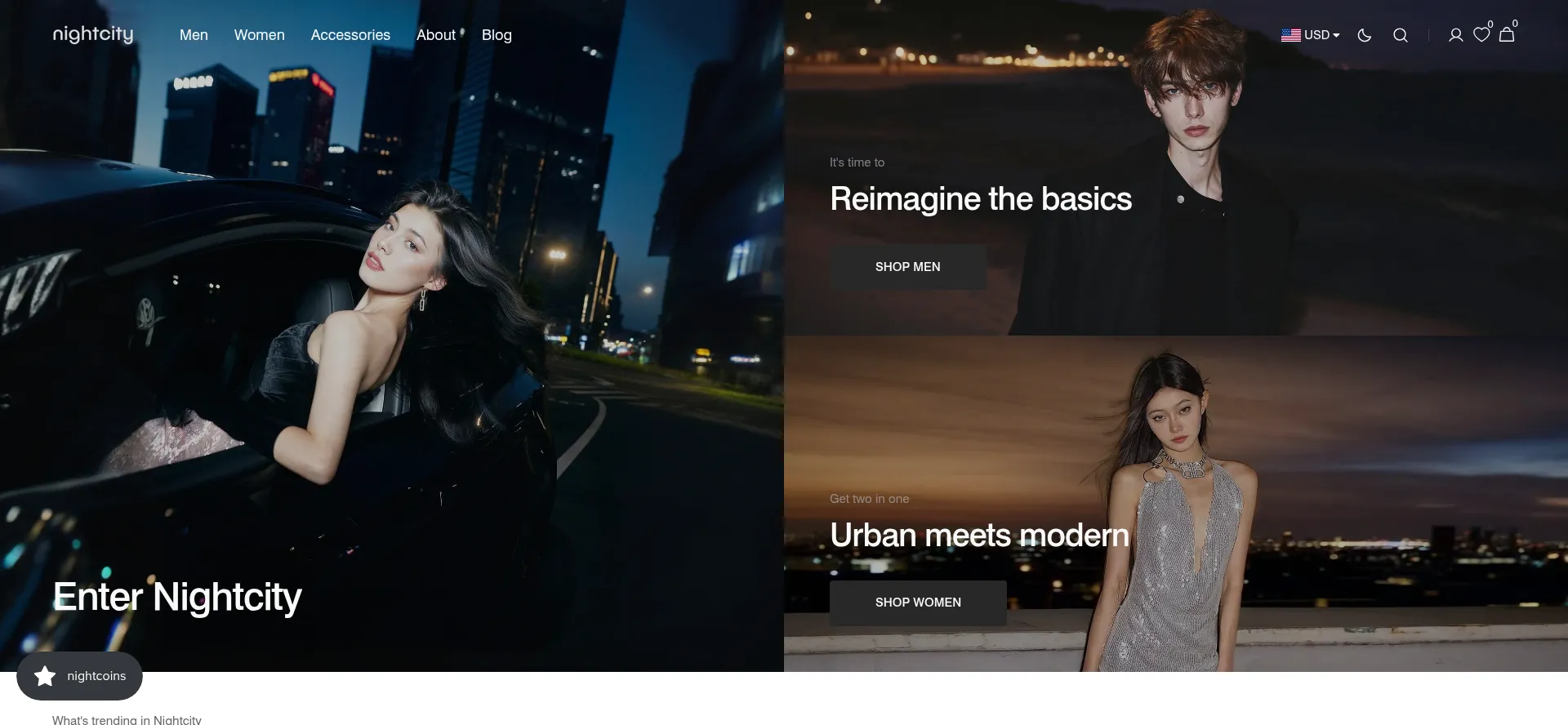 Nightcityclothing.com Screenshot