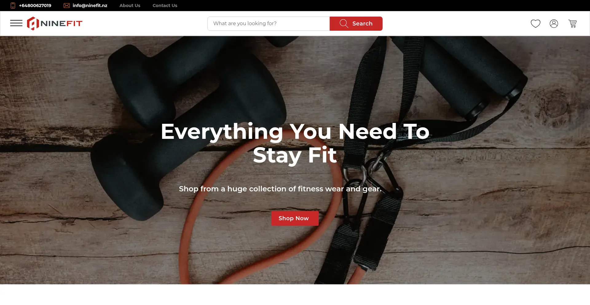 Ninefit.nz Screenshot