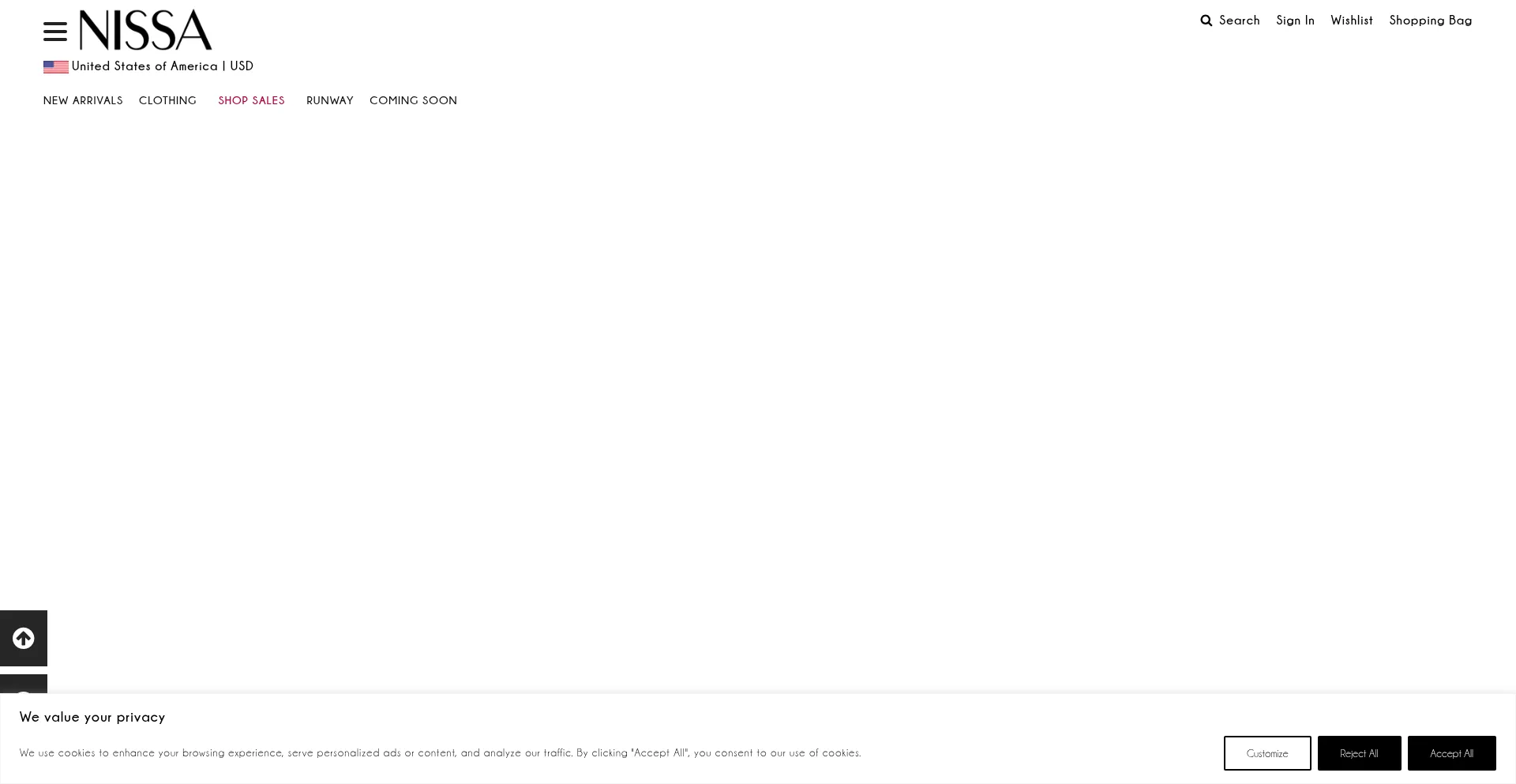 Website screenshot of Nissa.ro