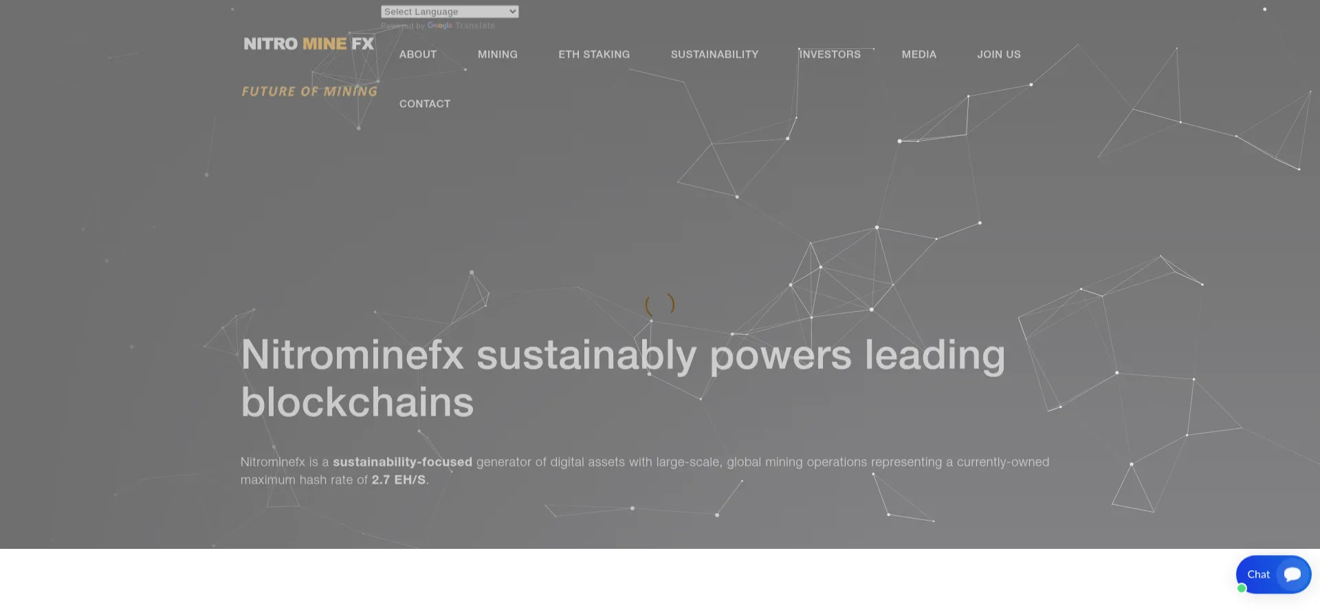Website screenshot of Nitro-minefx.co