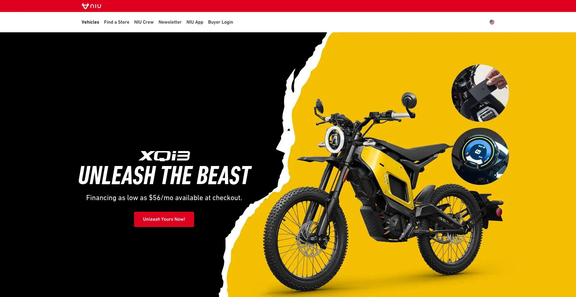 Niu.com Screenshot