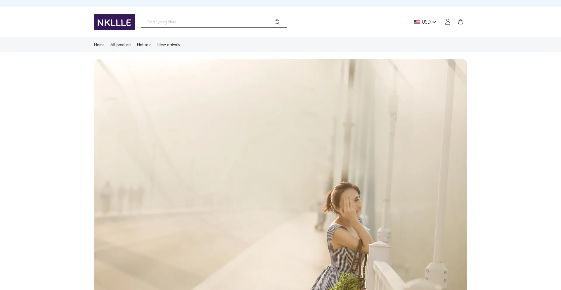Website screenshot of Nkllle.com