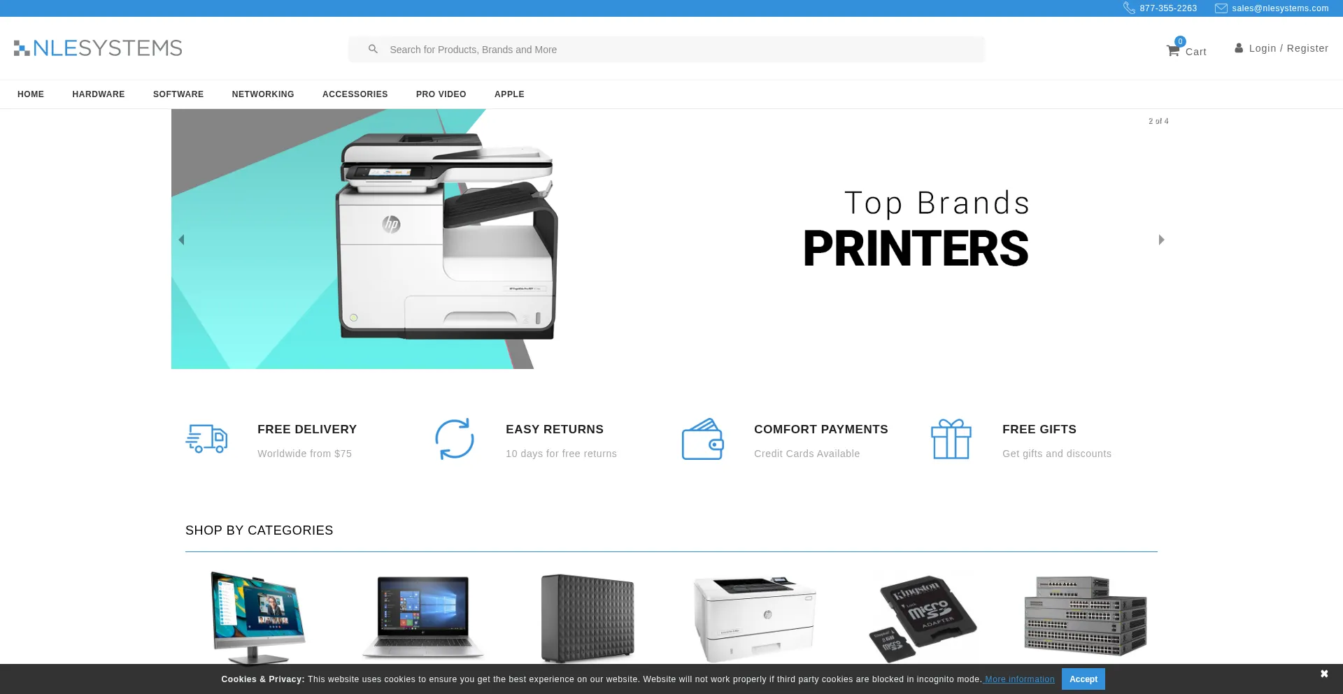 Nlesystems.com Screenshot