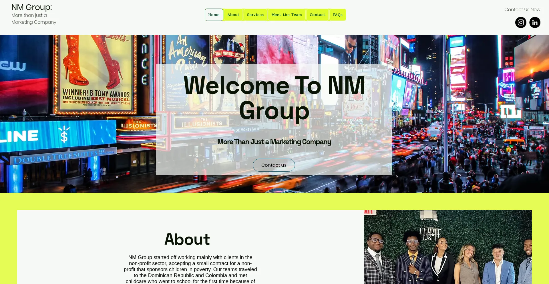 Nmgroupnow.com Screenshot