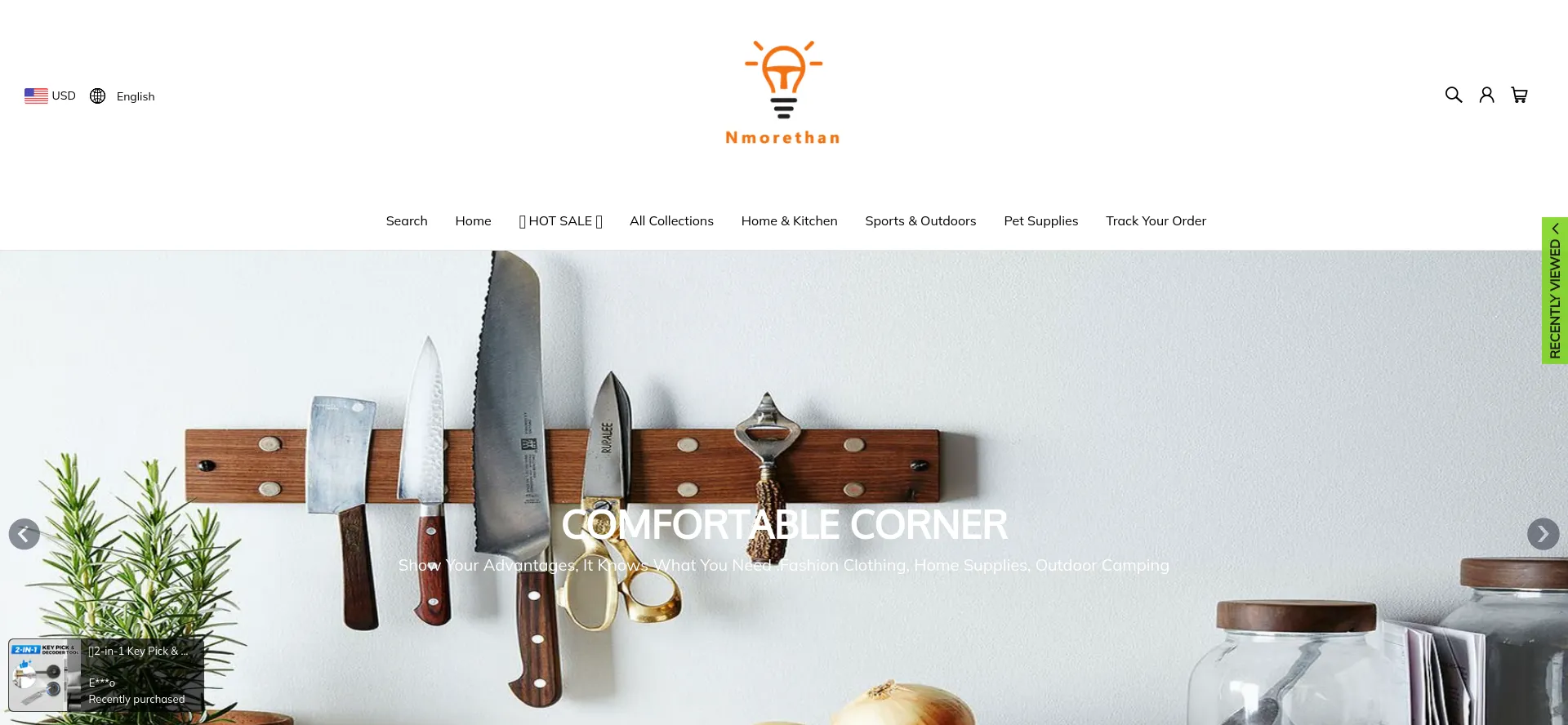 Website screenshot of Nmorethan.com