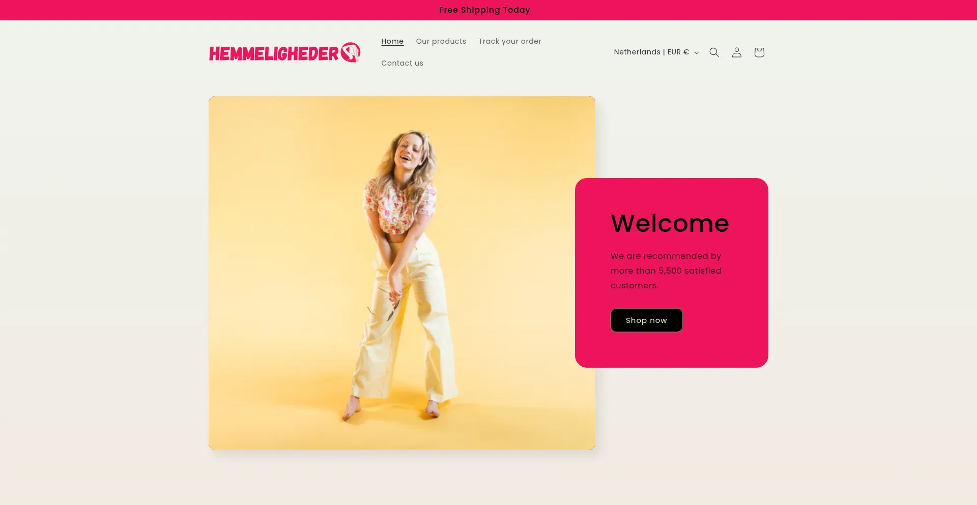Website screenshot of Nnaylo-hemmeligheder.com