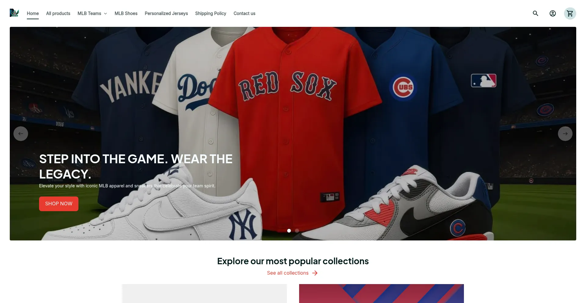 Website screenshot of Nnbboutique.com