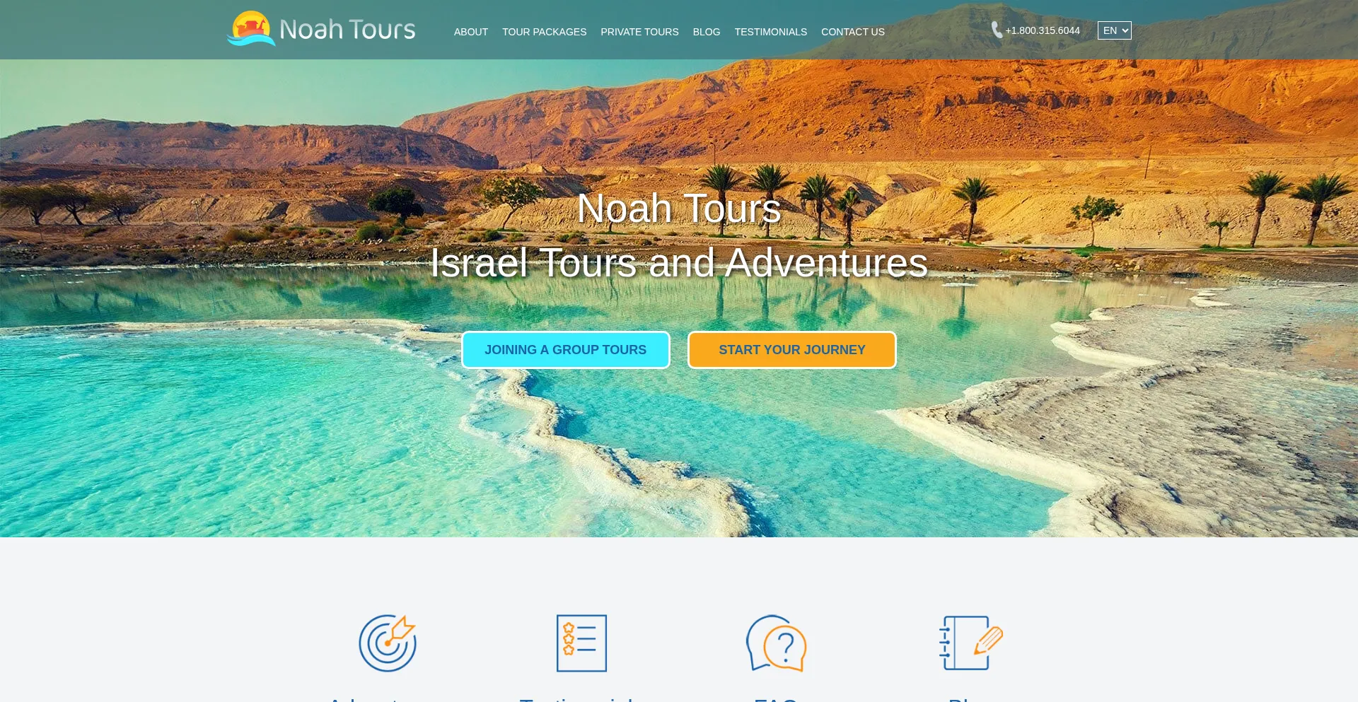 Noahtours.com Screenshot