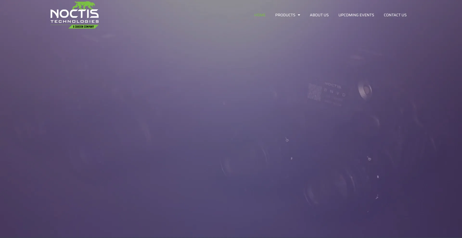 Website screenshot of Noctistech.com
