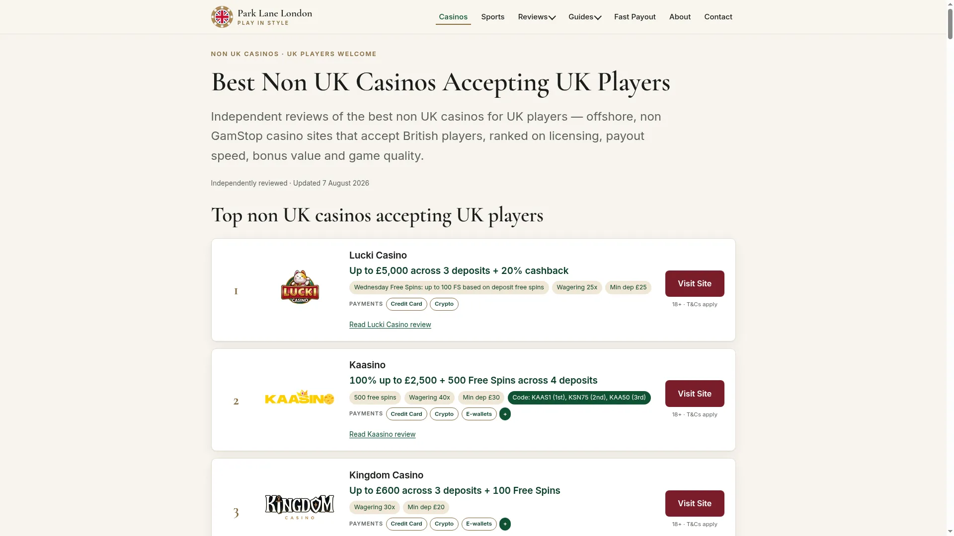 Non-uk-casinos.ink