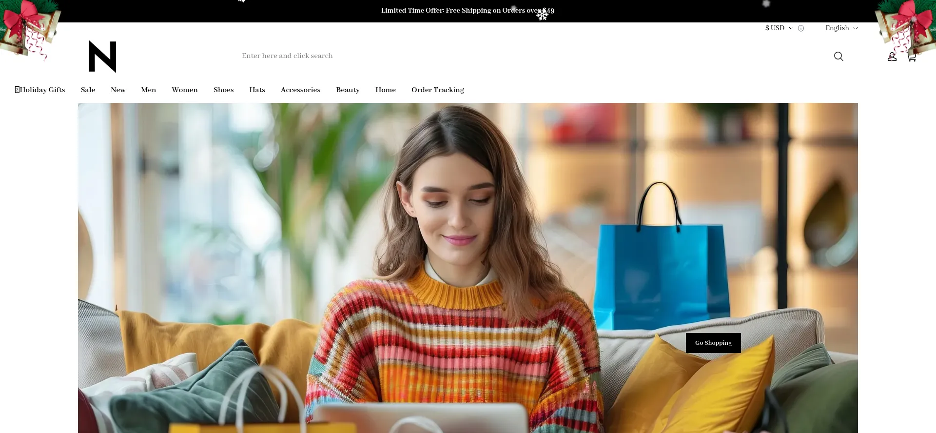 Website screenshot of Nonethelasa.com