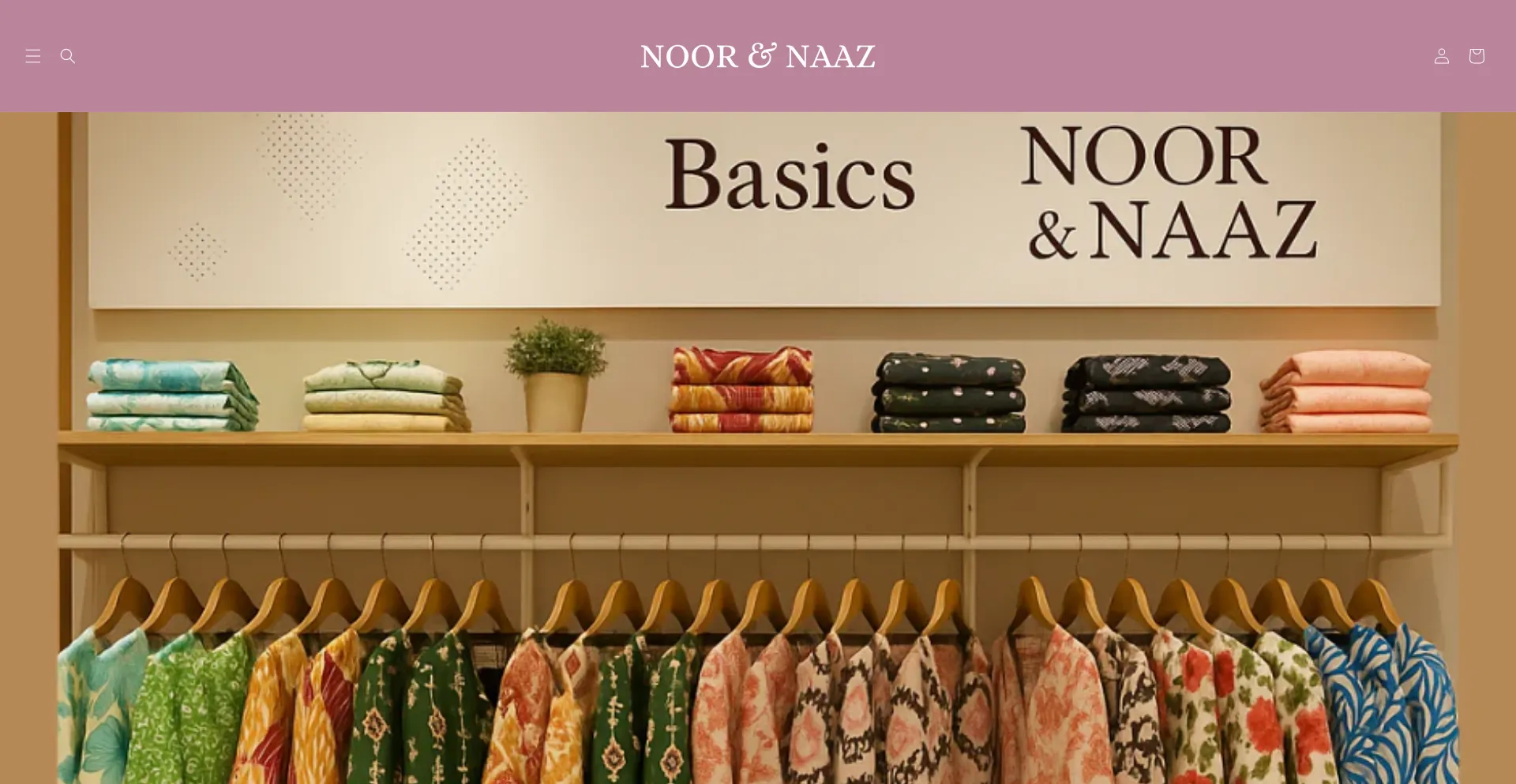 Website screenshot of Noorandnaaz.in