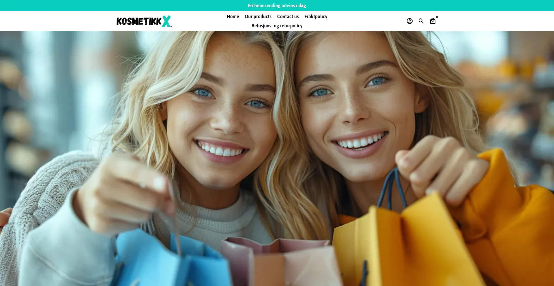 Website screenshot of Norge-kosmetikk.com