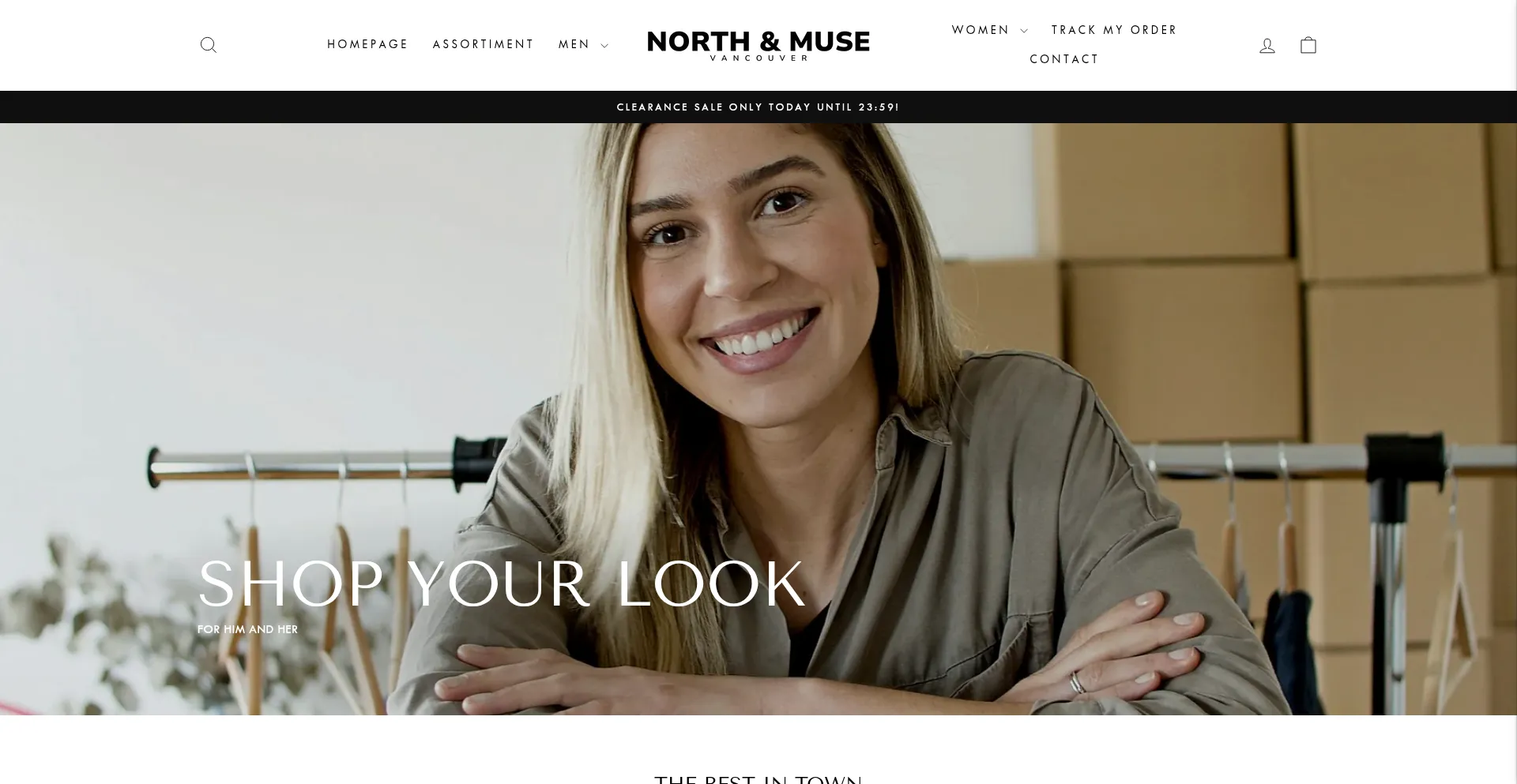 Website screenshot of North-muse.com