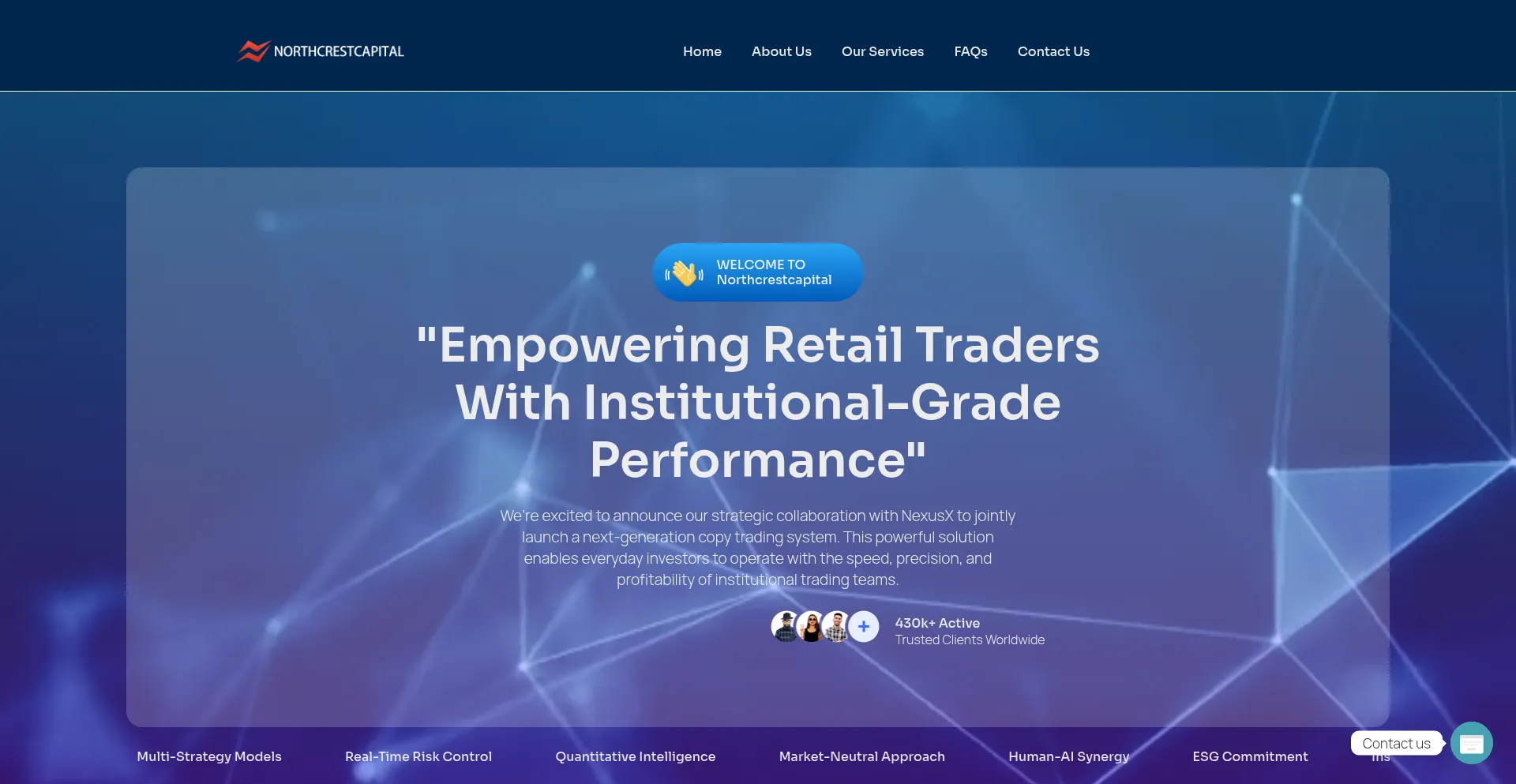 Website screenshot of Northcrestglobal.com
