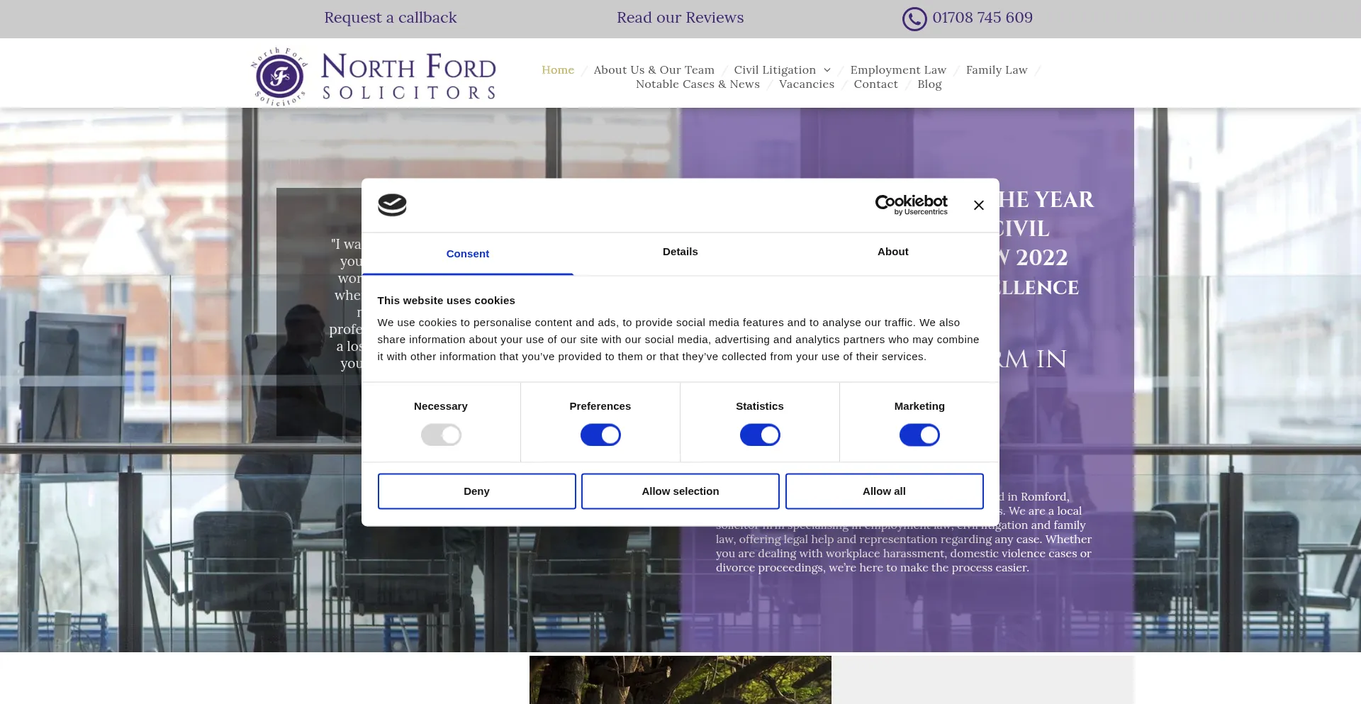 Northfordsolicitors.com Screenshot