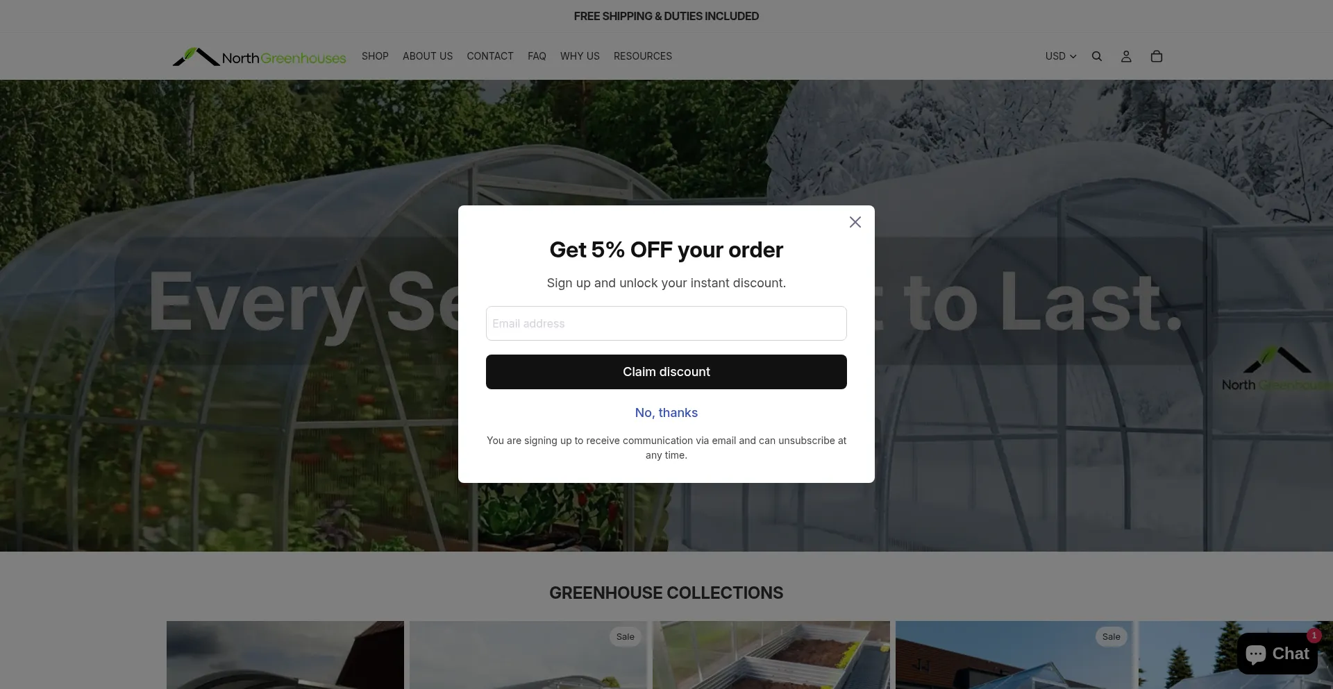 Northgreenhouses.com