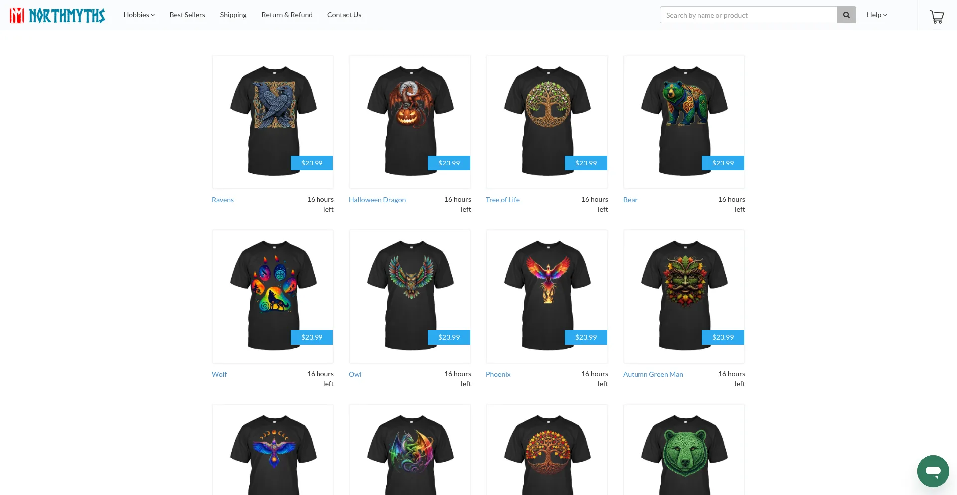 Northmyths.com Screenshot