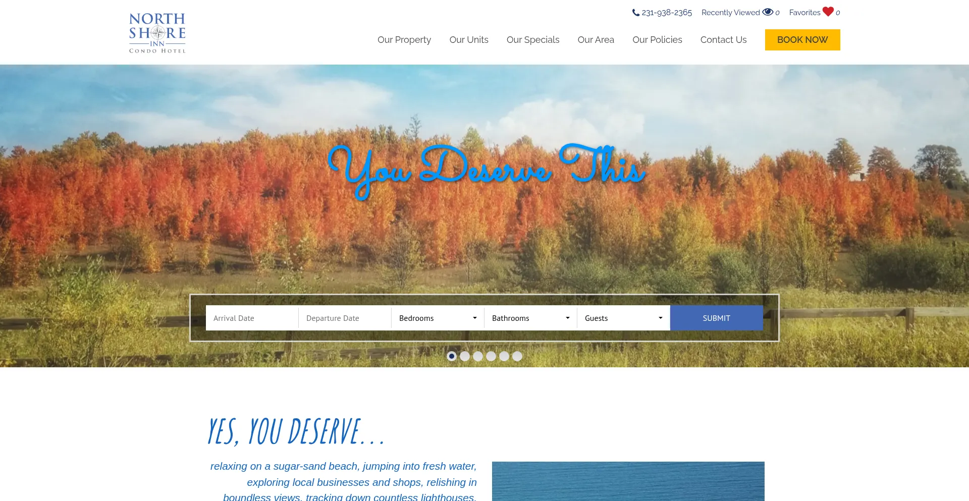 Northshoreinntc.com Screenshot