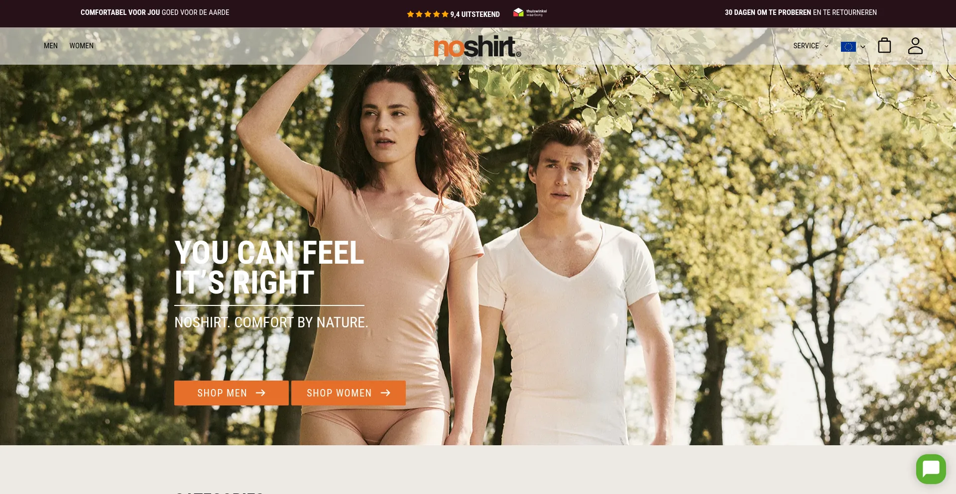 Noshirt.com Screenshot