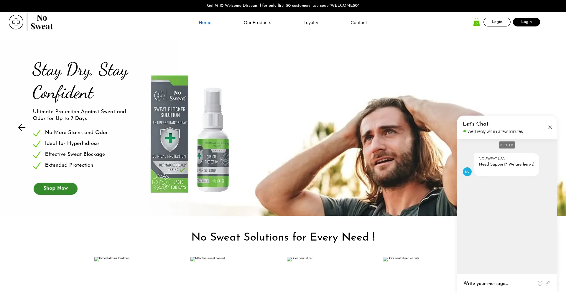 Nosweatusa.com