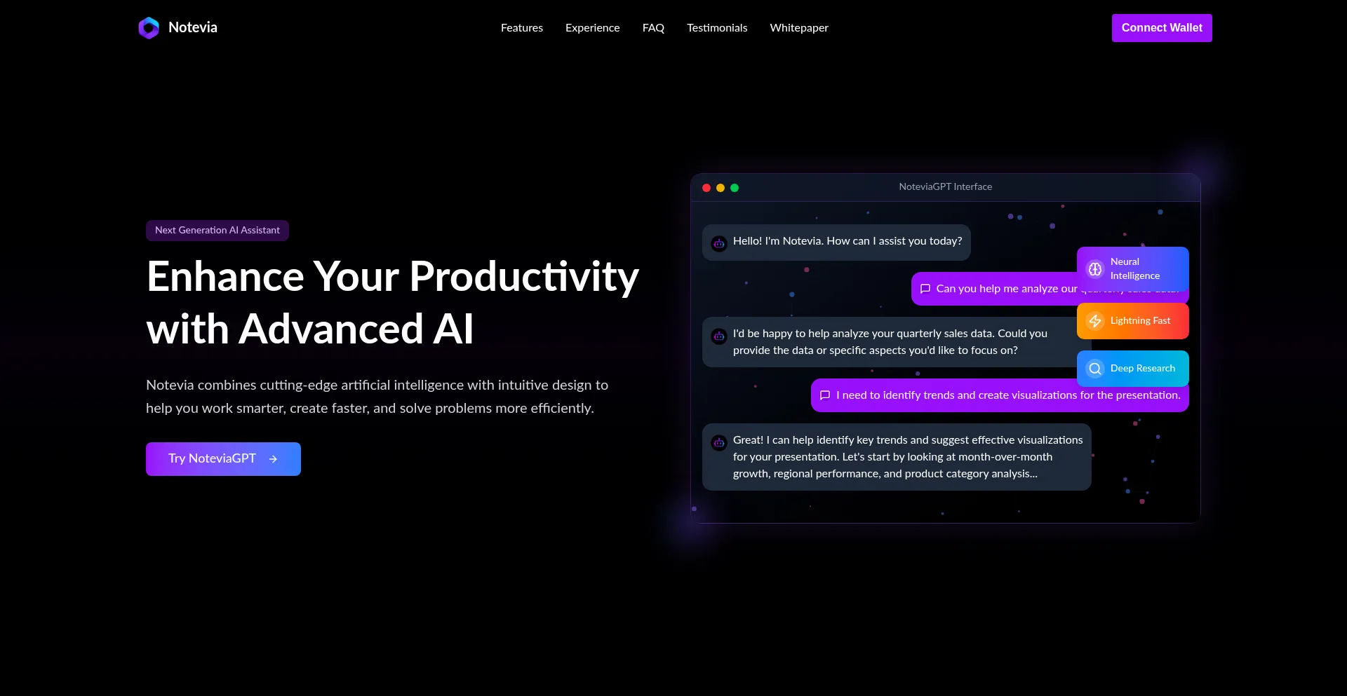 Notevia.io Screenshot