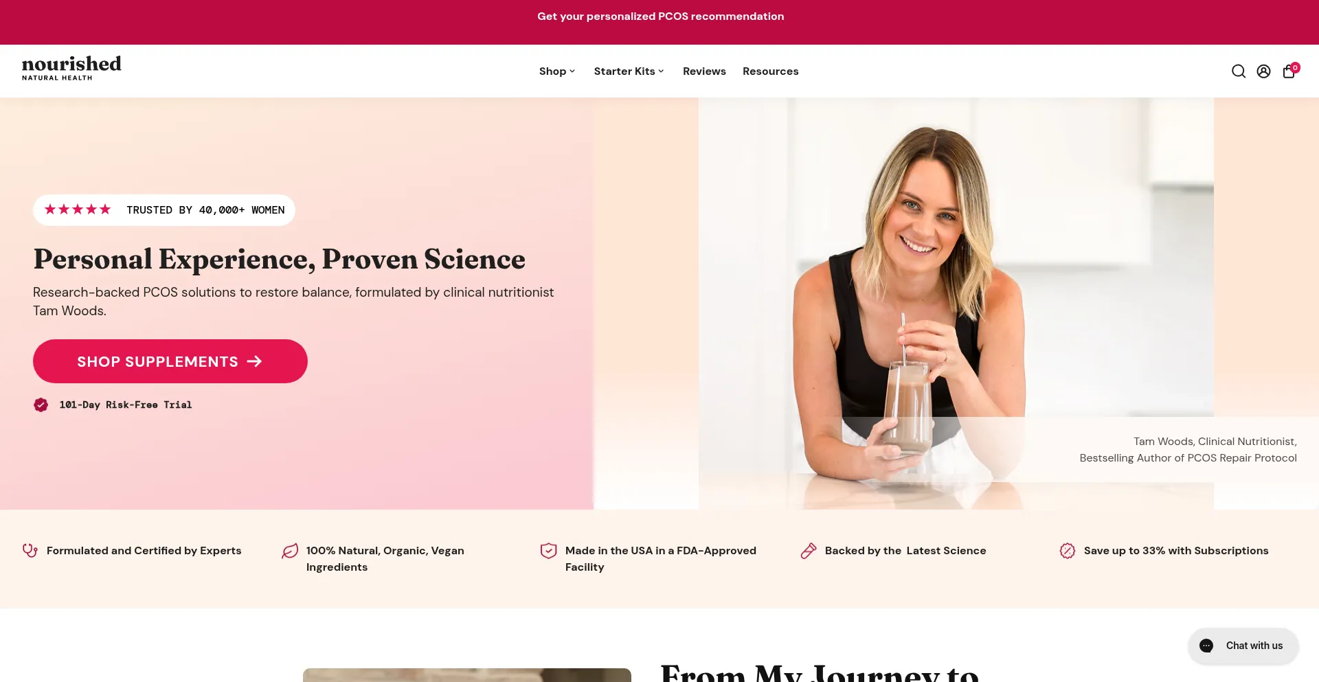 Nourishednaturalhealth.com Screenshot