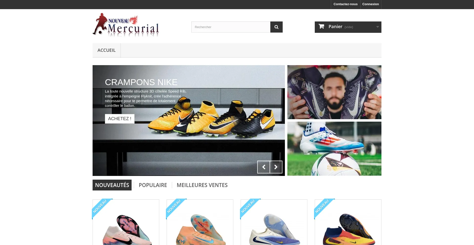Nouveaumercurial.com Screenshot