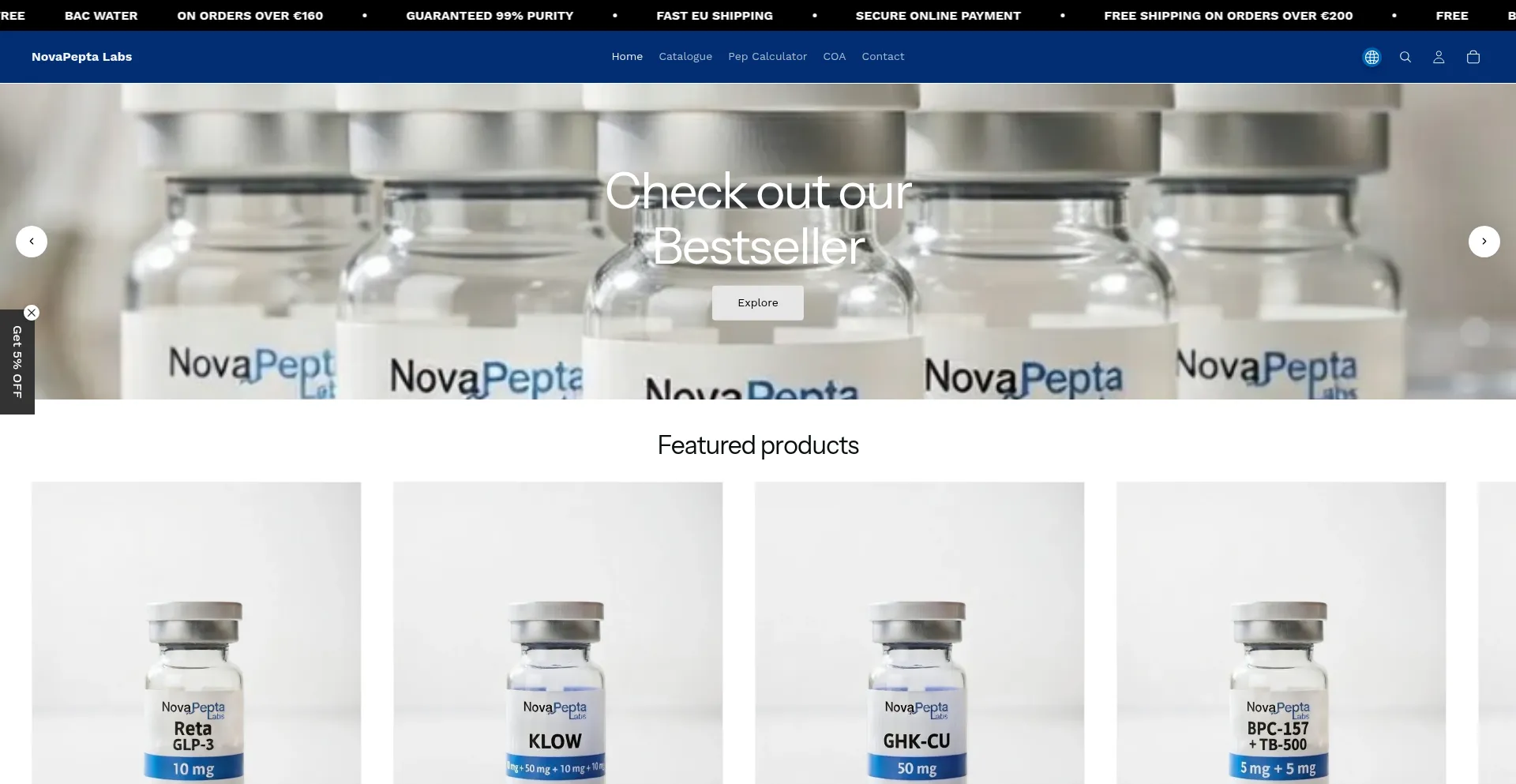 Novapeptalabs.com