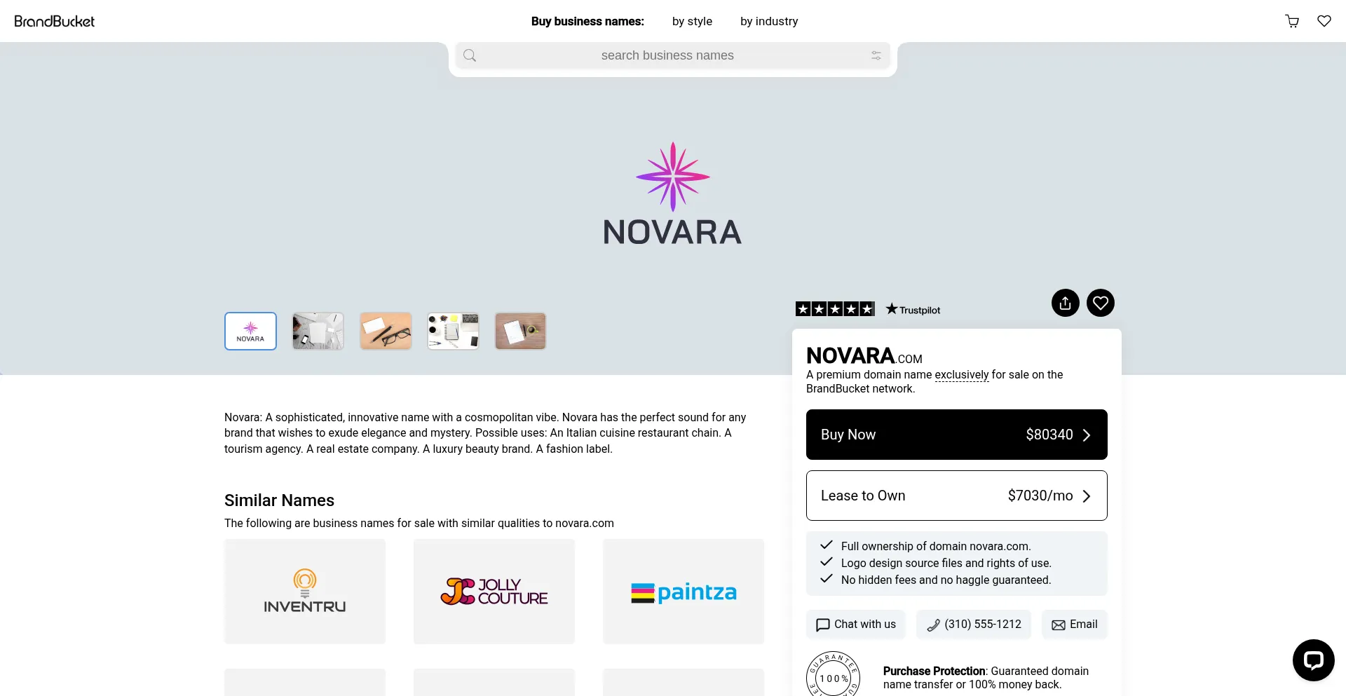 Novara.com Screenshot